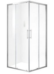 Душевой уголок Black&White Stellar Wind S102-800 80x80, профиль хром