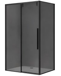 Душевой уголок Black&White Stellar Wind S898-800 120x80, профиль черный