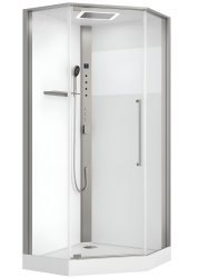 Душевая кабина Black & White G8065N 90x90 с гидромассажем