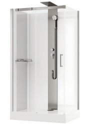 Душевая кабина Black & White G8708N 110x80 без крыши