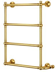 Полотенцесушитель электрический Margaroli Armonia 9-542-4 BOX 95425504GOB 55x83, золото