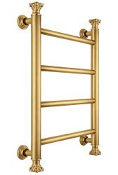 Полотенцесушитель электрический Margaroli Capitelli 2952J5504GONB 56x83, золото