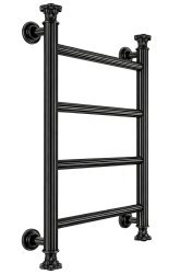 Полотенцесушитель электрический Margaroli Capitelli 2952J5504BBPVD 56x83, черный