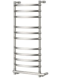 Полотенцесушитель электрический Margaroli Luna 534-11 Box 5344711CRNB 47x101, хром брашированный