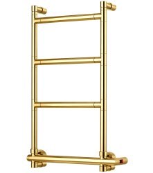 Полотенцесушитель электрический Margaroli Sereno 582-4 5824704GOB 57x72, золото