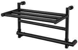 Полотенцесушитель электрический Margaroli Sereno 592 592475MBB 57x33, черный