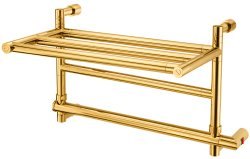 Полотенцесушитель электрический Margaroli Sereno 592 592475GOB 57x33, золото