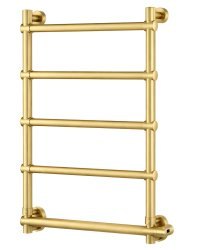 Полотенцесушитель электрический Margaroli Sole 542-5 5424705GONB 57x84, золото