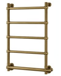 Полотенцесушитель электрический Margaroli Sole 542-5 5424705OBNB 57x84, бронза