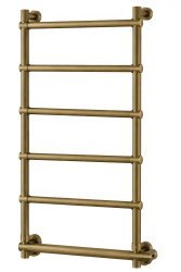 Полотенцесушитель электрический Margaroli Sole 542-6 5424706OBNB 57x102, бронза