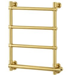 Полотенцесушитель электрический Margaroli Sole 542-4 5423704GONB 47x66, золото