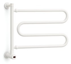 Полотенцесушитель электрический Margaroli Vento 510WHB 50x41, белый