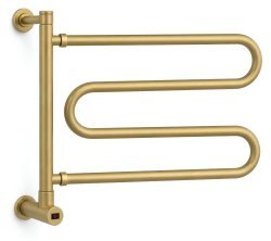 Полотенцесушитель электрический Margaroli Vento 510BRB 50x41, бронза