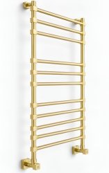 Полотенцесушитель водяной Margaroli Sole 464TQ4611BG 50x104, золото