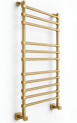 Полотенцесушитель водяной Margaroli Sole 464TQ4611CH 50x104, бронза