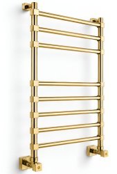 Полотенцесушитель водяной Margaroli Sole 464TQ468GO 50x75, золото