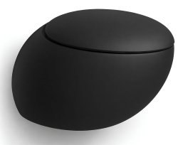 Подвесной унитаз Laufen Alessi One 8.2097.1.716.000.1, черный матовый
