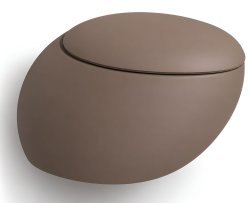 Подвесной унитаз Laufen Alessi One 8.2097.1.188.000.1, коричневый матовый