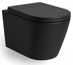 Подвесной унитаз Laufen Kartell 8.2033.7.716.000.1, черный матовый