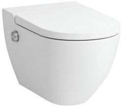 Подвесной электронный унитаз-биде Laufen Cleanet Navia 8.2060.1.757.000.1, белый матовый