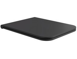 Сиденье для унитаза Alice Hide MC3108SQS, черное матовое