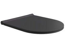 Сиденье для унитаза Alice Unica MC2208ES, черное матовое