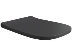 Сиденье для унитаза Alice Wunder MC4508S, черное матовое