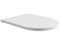 Сиденье для унитаза Alice Hide MC3109S, белое матовое