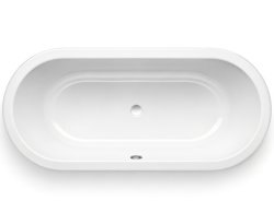 Стальная ванна Bette Starlet Flair Oval 8774-000 180x80 с шумоизоляцией, белая
