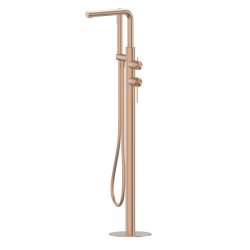 Напольный смеситель для ванны Abber Emotion 316 AF8815BRG, золото брашированное