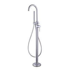 Напольный смеситель для ванны Abber Wasser Kreis AF8115N с лейкой, хром