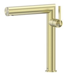 Смеситель для раковины Abber Perfekte 316 AF8A11BG-L, золото брашированное