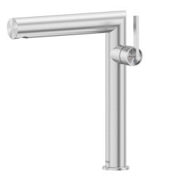 Смеситель для раковины Abber Perfekte 316 AF8A11BST-L, сталь брашированная