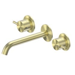 Встраиваемый смеситель для раковины Abber Wasser Kreis 316 AF81123BG-L, золото брашированное