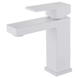Смеситель для раковины Abber Daheim AF8210W, белый матовый