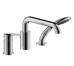Смеситель на борт ванны Bravat Angel F5172217CP-1-RUS с лейкой, хром