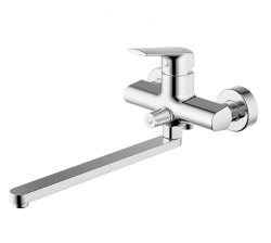 Смеситель для ванны Bravat Real F6121179CP-01L, хром
