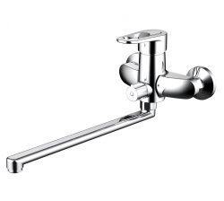 Смеситель для ванны Bravat Loop F6124182CP-02L-RUS, хром