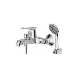 Смеситель для ванны Bravat Eco-d F693158C-B с лейкой, хром