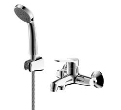 Смеситель для ванны Bravat Emeralda F6135147CP-B-RUS с лейкой, хром