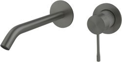 Встраиваемый смеситель для раковины Allen brau Priority 5.31C03-MG, графит брашированный, Сталь