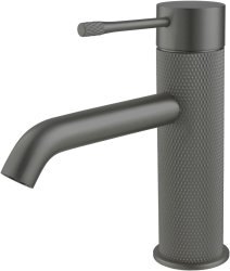 Смеситель для раковины Allen brau Priority 5.31С01-MG, графит брашированный, Сталь
