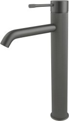 Смеситель для раковины Allen brau Priority 5.31С02-MG, графит брашированный, Сталь