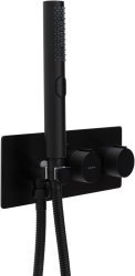 Встраиваемый смеситель для ванны Allen brau Liberty 5.33009-31, черный матовый
