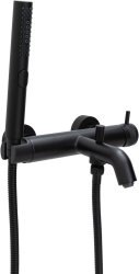 Смеситель для ванны Allen brau Priority 5.31D10-31 с лейкой, черный матовый