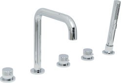 Смеситель на борт ванны Allen brau Priority 5.31007-00 с лейкой, хром