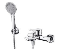 Смеситель для ванны Wasserkraft Lopau 3200 3201 с лейкой, хром