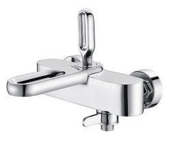 Смеситель для ванны Wasserkraft Kammel 1800 1801 с лейкой, хром