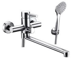Смеситель для ванны Wasserkraft Main 4100 4102L с лейкой, хром