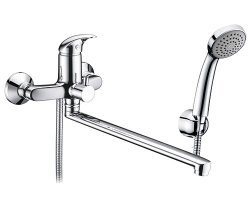 Смеситель для ванны Wasserkraft Isen 2600 2602L с лейкой, хром